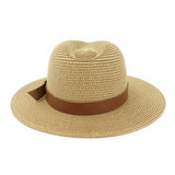 BEACH SUMMER CASUAL STRAW PANAMA HAT_CWAH059 B20223