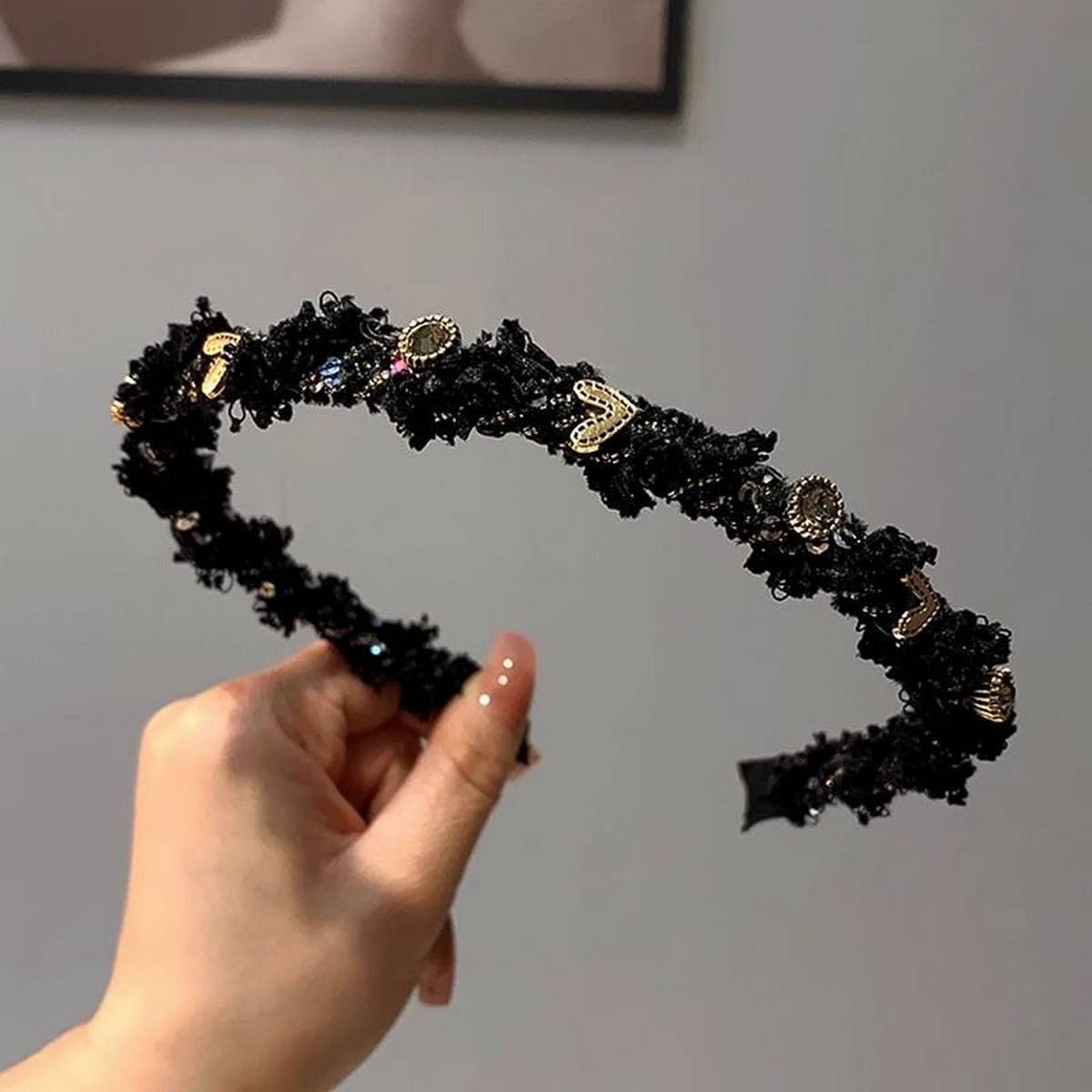 Vintage Maillard High Top Headband_Cwaha1695