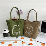 CUTE CARTOON RABBIT MINI TOTE BAG_CWAB1713