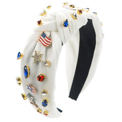 AMERICAN FLAG CREATIVE DIAMOND HEADBAND_CWAHA1252