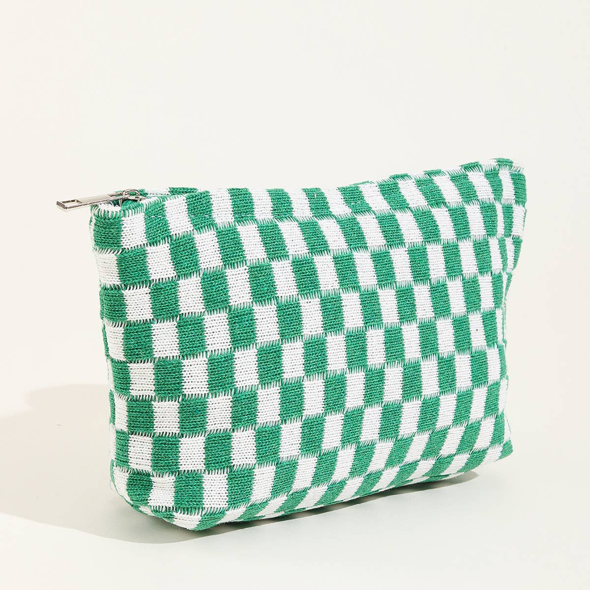 LARGE PLAID WASH BAG COSMETIC BAG_CWAB1034