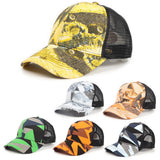 OUTDOOR CAMOUFLAGE GRAFFITI TIE DYE BASEBALL CAP_CWAH1147