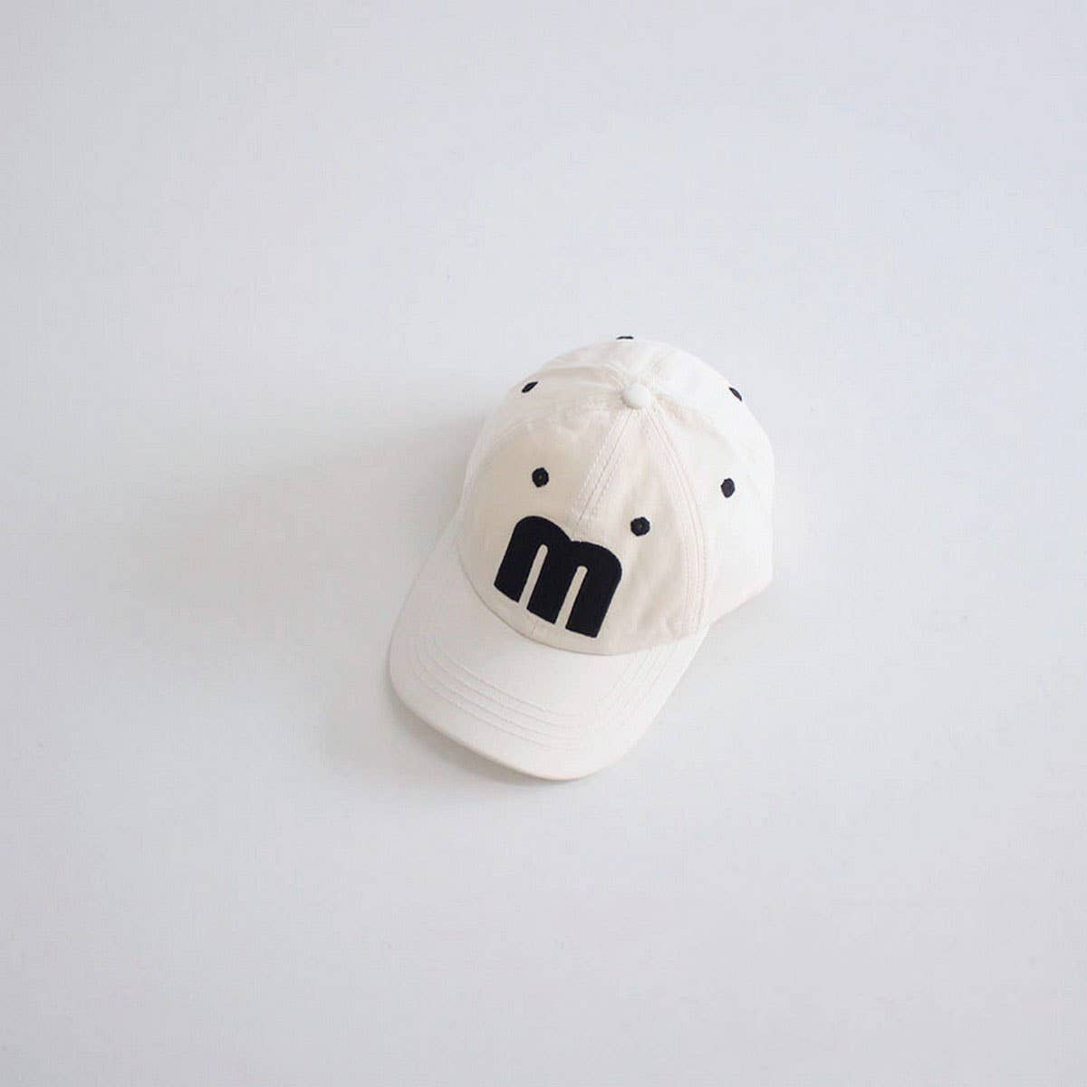 KIDS BIG M LETTER BASEBALL CAP TRENDY SUN HAT CWAH2899