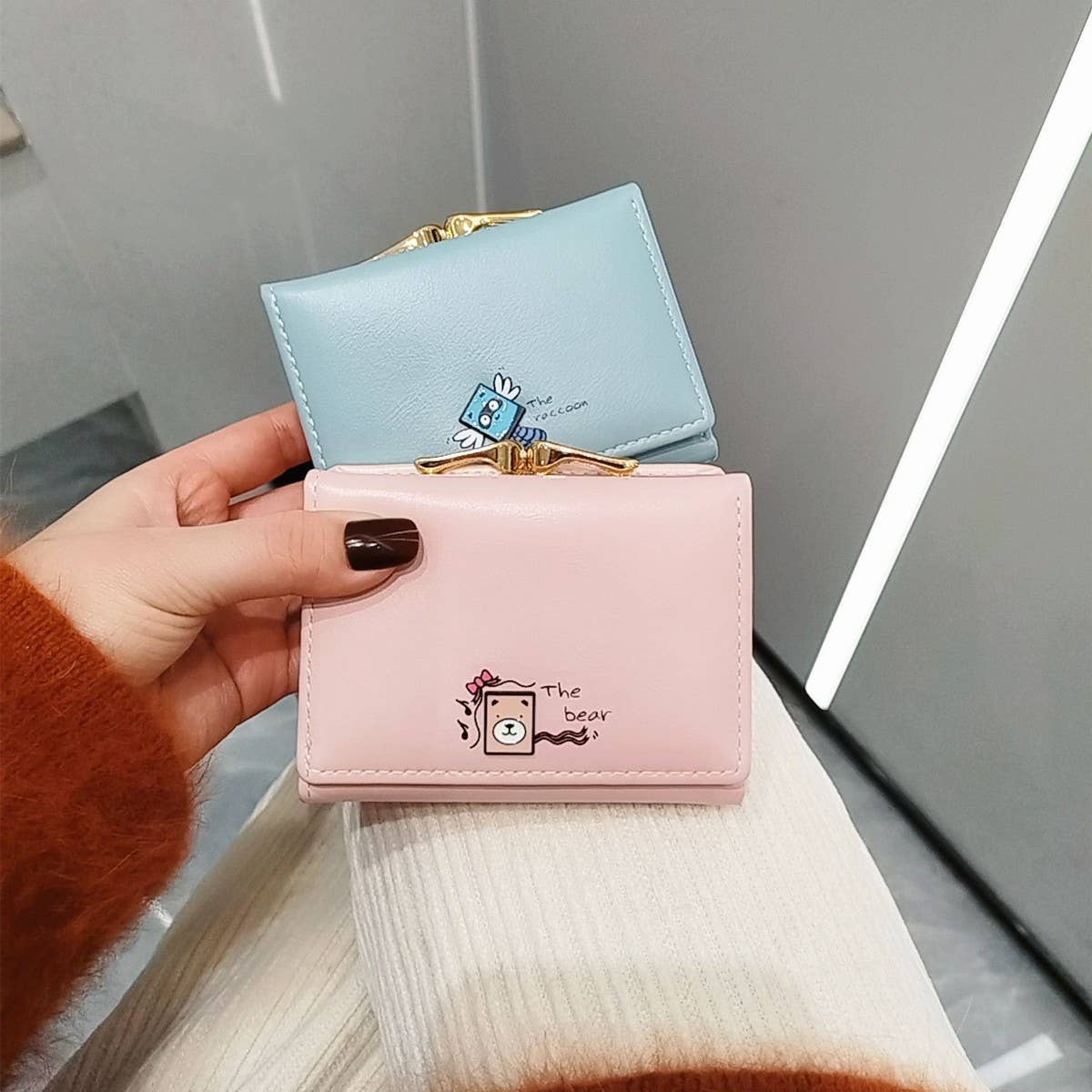 CARTOON PERSONALITY CUTE ANIMAL WALLET_CWAB2628