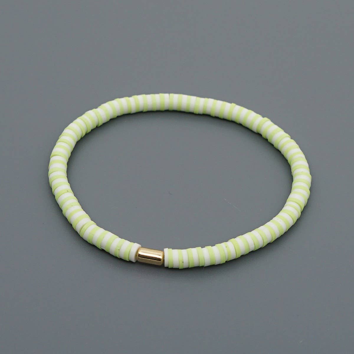 FASHIONABLE MULTI COLOR SOFT CLAY BEADED BRACELET_CWMM3818