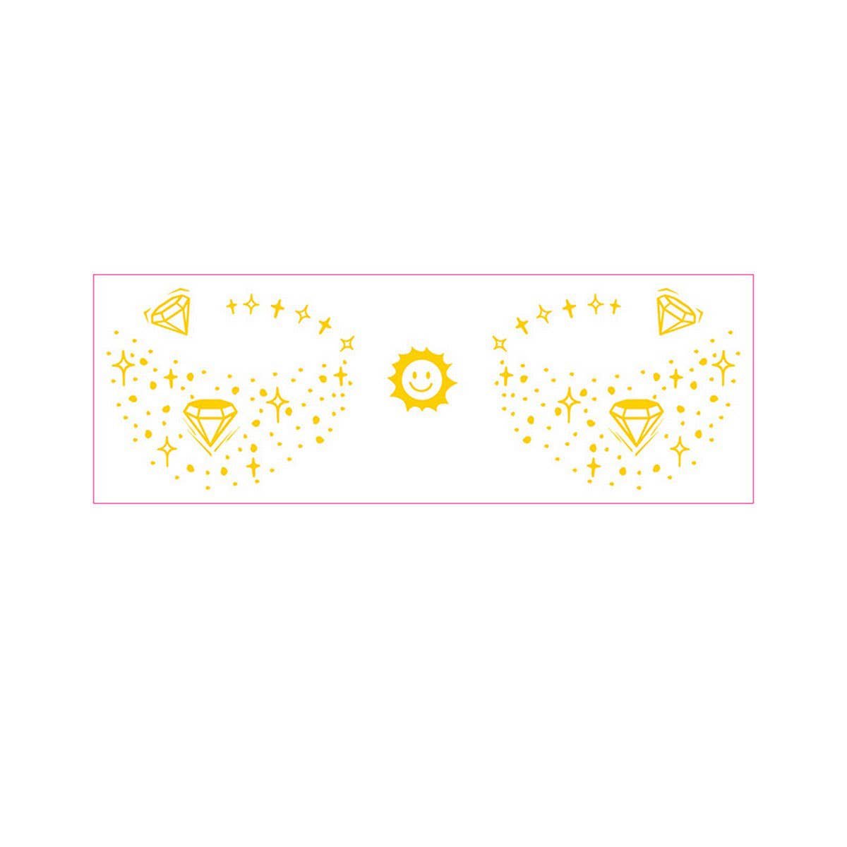 GOLD FOIL FRECKLE TATTOO STICKERS WATERPROOF_CWMM8339