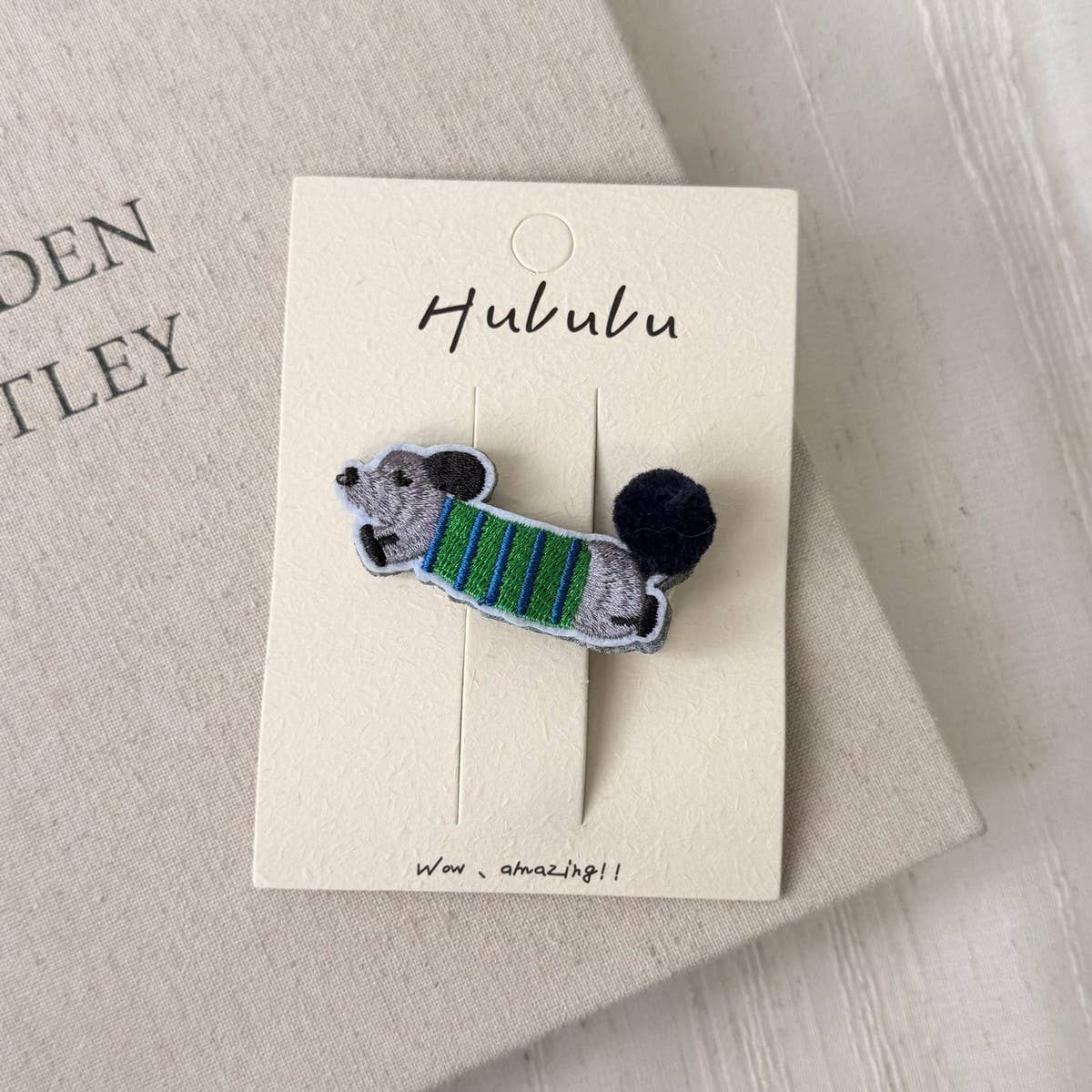 Cute Cartoon Dachshund Hair Clip Girls_Cwaha07818