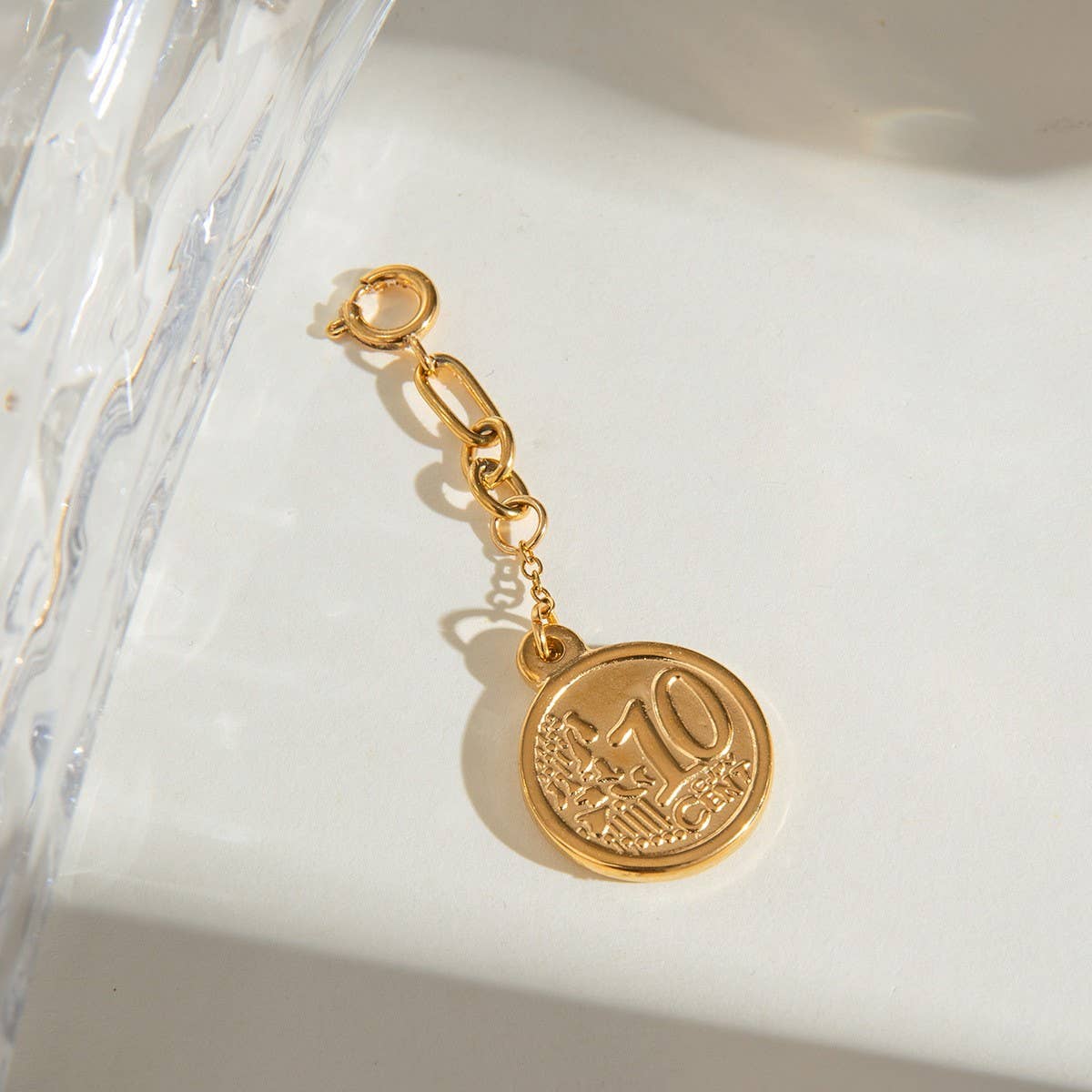 BIKINI BUCKLE TITANIUM STEEL DIY PENDANT_CWMM4694