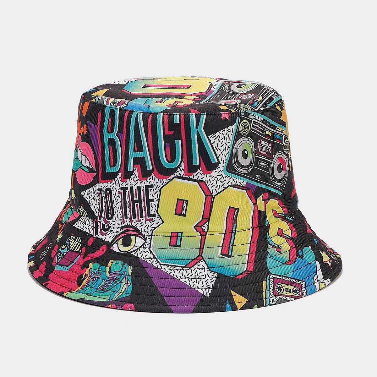 NOSTALGIC CLASSIC PARTY BUCKET HAT_CWAH1642