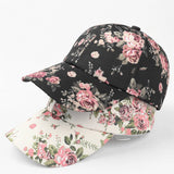 FLORAL BASEBALL CAP WOMENS BOHO PRINT CWAH1143