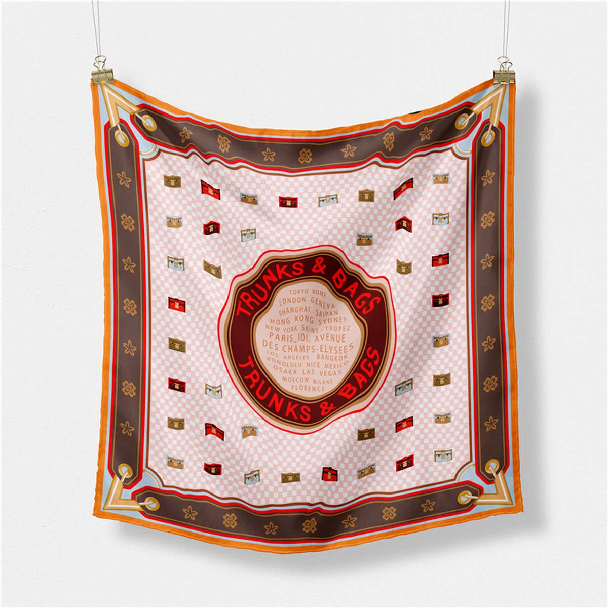 Women Outerwear Thin Square Scarf_Cwasc0661