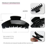 LEOPARD PRINT HAIR CLIP SHARK CLIP HAIRPIN_CWAHA4252