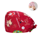 SCRUB CAP PRINTED SURGICAL CAP WORK CAP_CWAH3383
