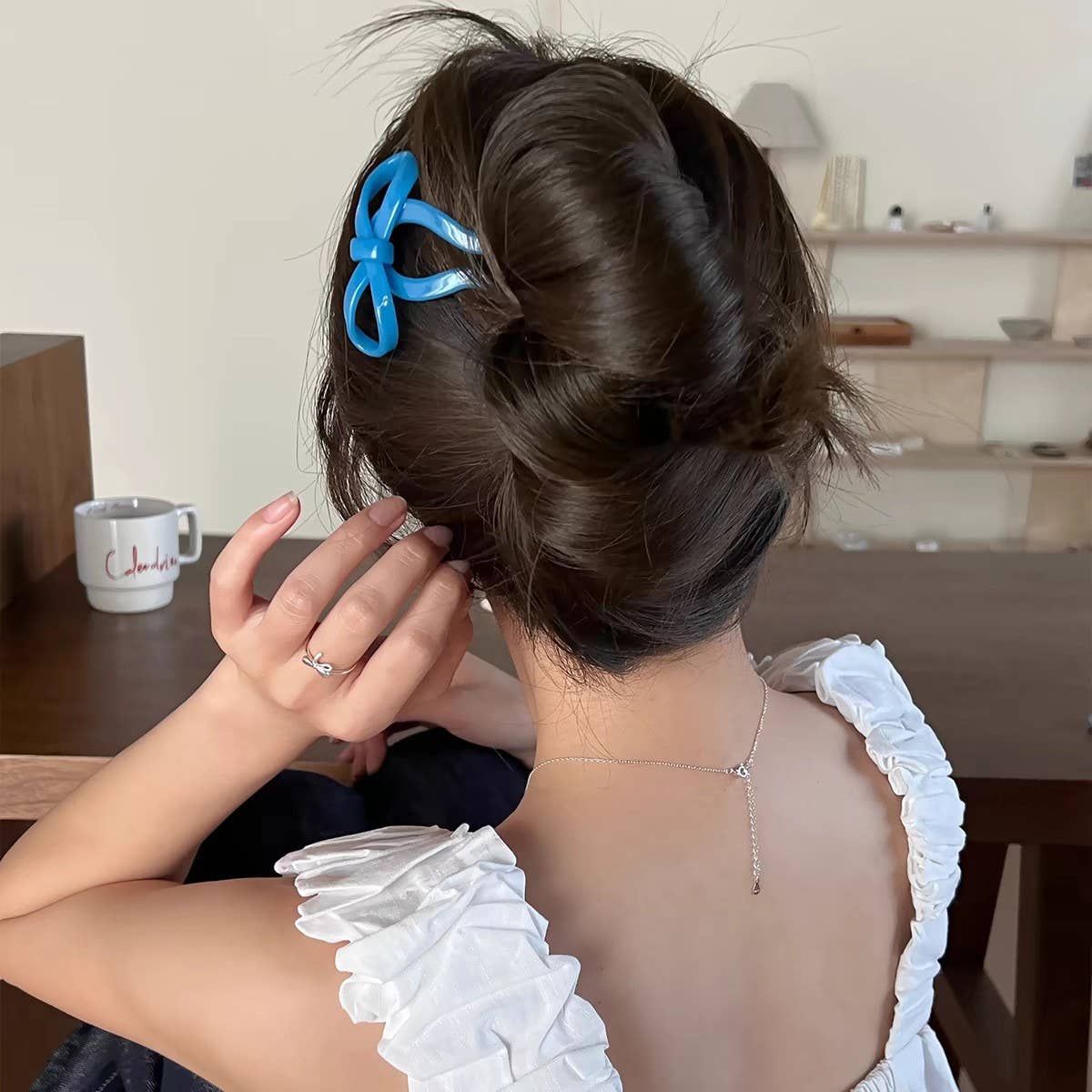 TEMPERAMENT BOW U SHAPED HAIRPIN_CWAHA2691