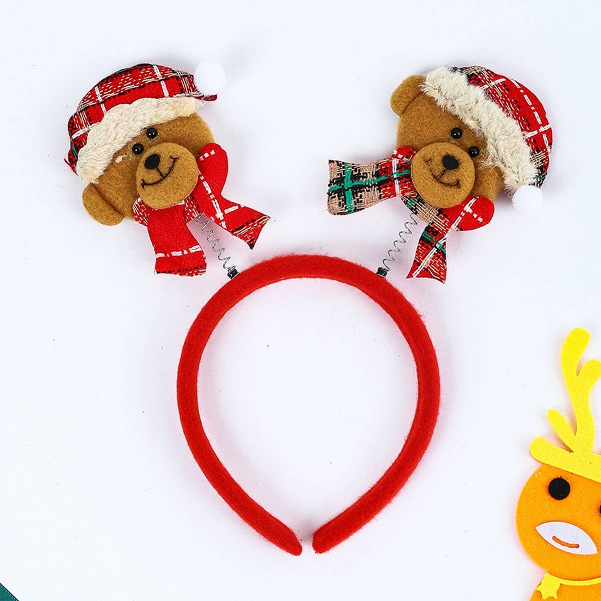 CHRISTMAS CARTOON HAIRPIN CHRISTMAS HEADBAND_CWAHA3377