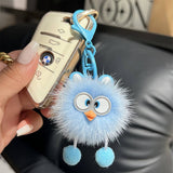 CUTE LITTLE YELLOW DUCK CAR KEYCHAIN BAG PENDANT_CWMM2550