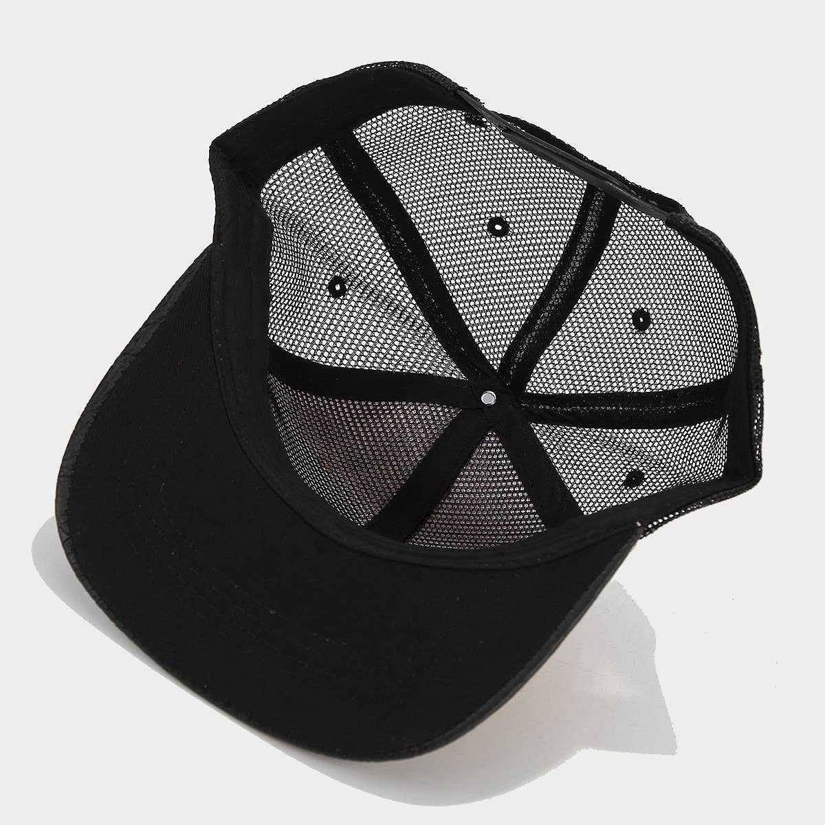 PRINTED STRAW MESH BASEBALL CAP SUMMER UNISEX_CWAH1628