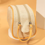 PORTABLE CANVAS WASH AND ORGANIZE BAG MAKEUP BAG_CWAB1454