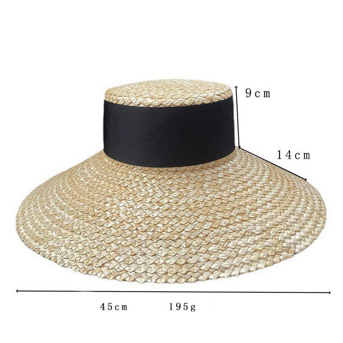 LARGE BRIM STRAW HATS FOR WOMENS BEACHWEAR_CWAH1157