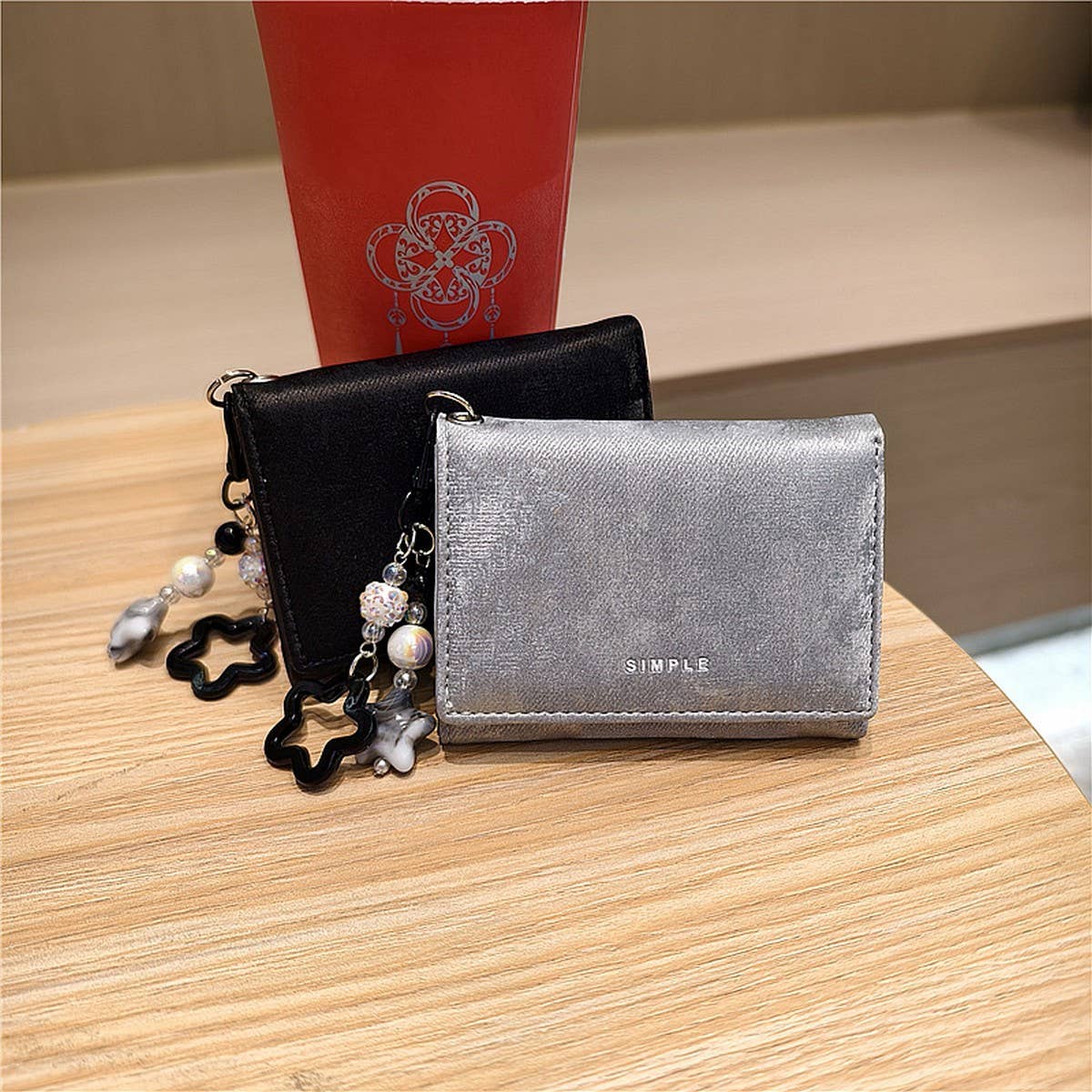 Trifold Short Wallet For Women With Card Slots_Cwab06208