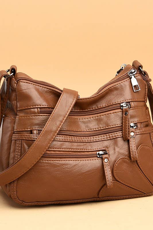 Washed Leather Cross Border Shoulder Bag_Cuab0058