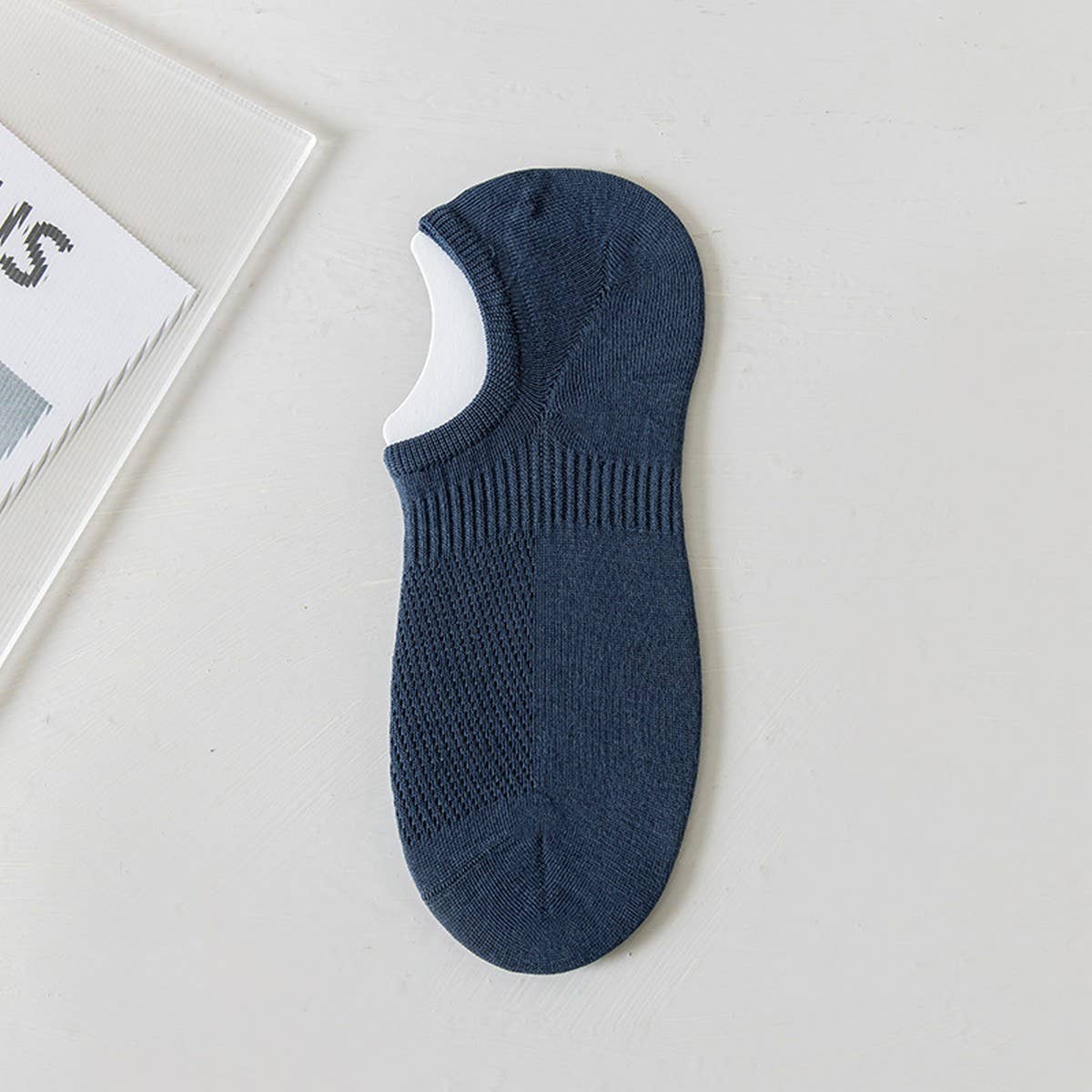 MENS BONELESS MESH SHALLOW INVISIBLE SOCKS_CWMS2011