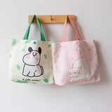 CUTE PRINTED LUNCH TOTE BAG FOR GIRLS WOMEN_CWAB5663