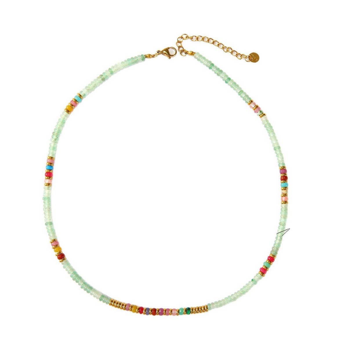 Vintage Style Steel Necklace With Heart Pendant_Cwmm8857