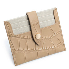 SMALL CROCODILE PATTERN LEATHER COIN PURSE CARD BAG_CWAB3887