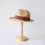 SUMMER BOW FASHIONABLE ALL MATCH STRAW HAT_CWAH3486