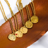 Vintage Creative Mythology Pendant Necklace_Cwmm3788