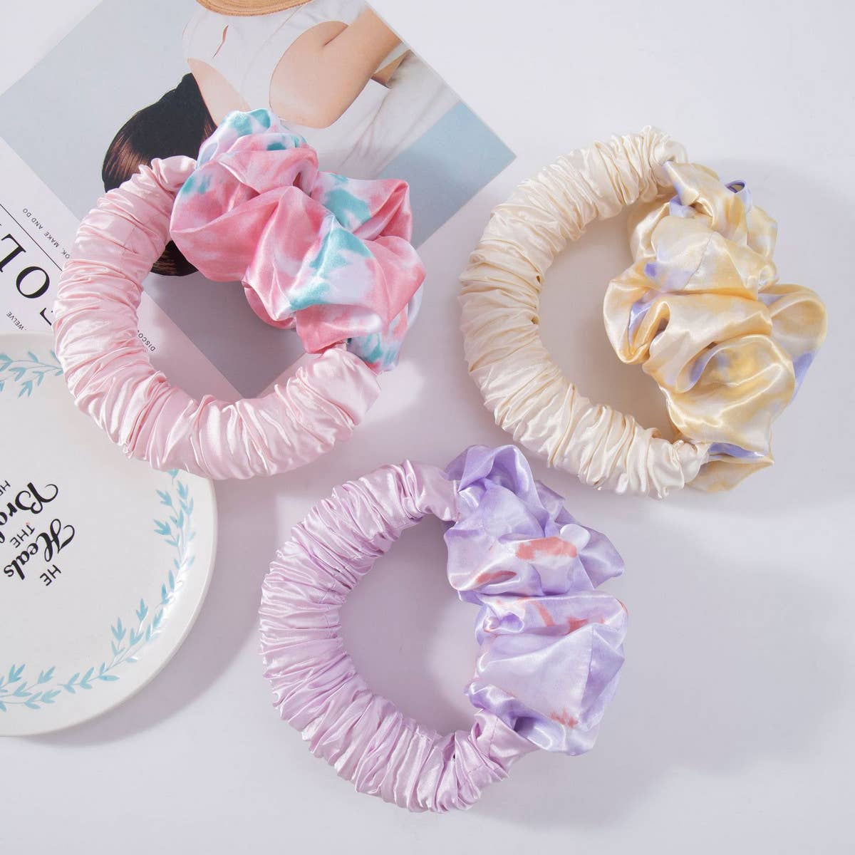 NEW HAIR CURLING IRON LARGE INTESTINE HAIR TIE_CWAHA0866