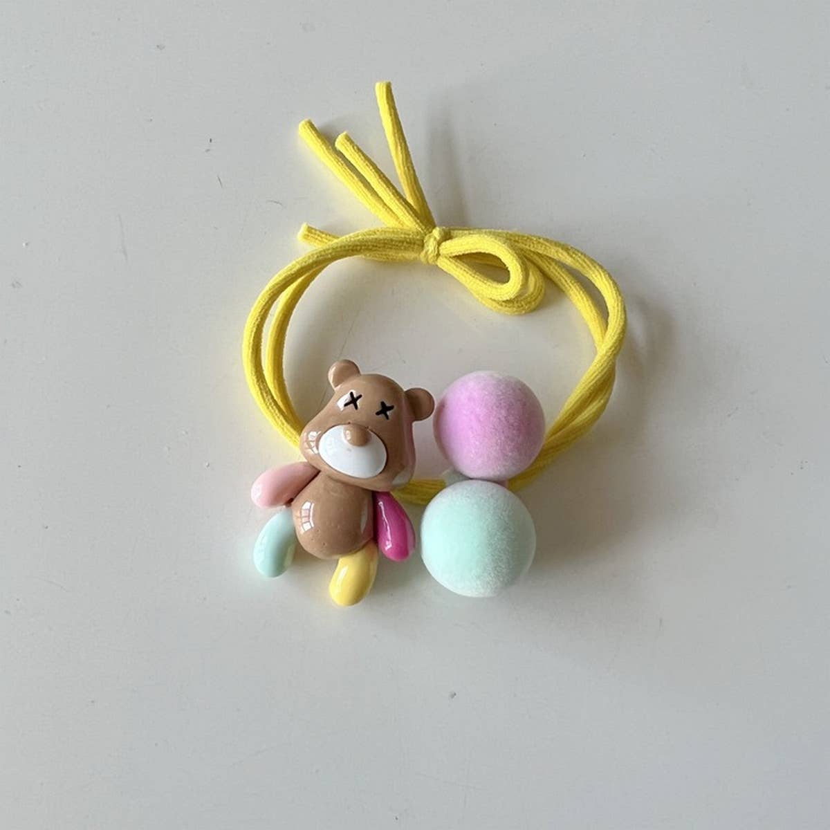 COLORFUL BEAR RUBBER BAND HAIR TIE_CWAHA1839