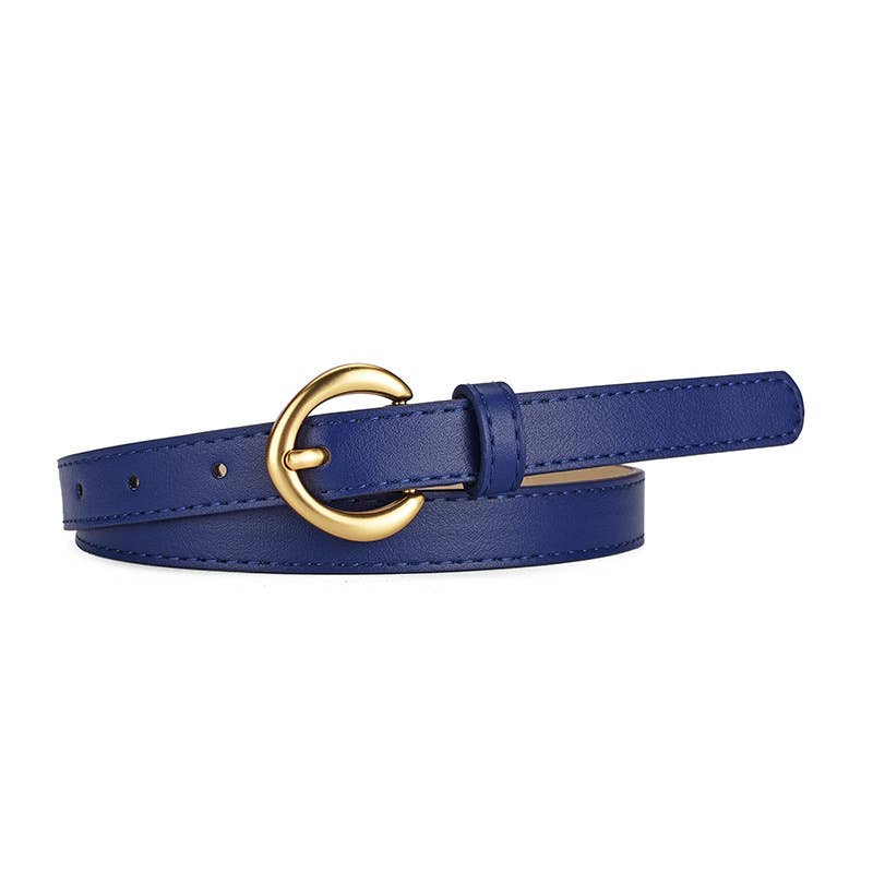 Alloy Buckle Belt Everything Simple Fashion Trend Belt_Cwabe0788