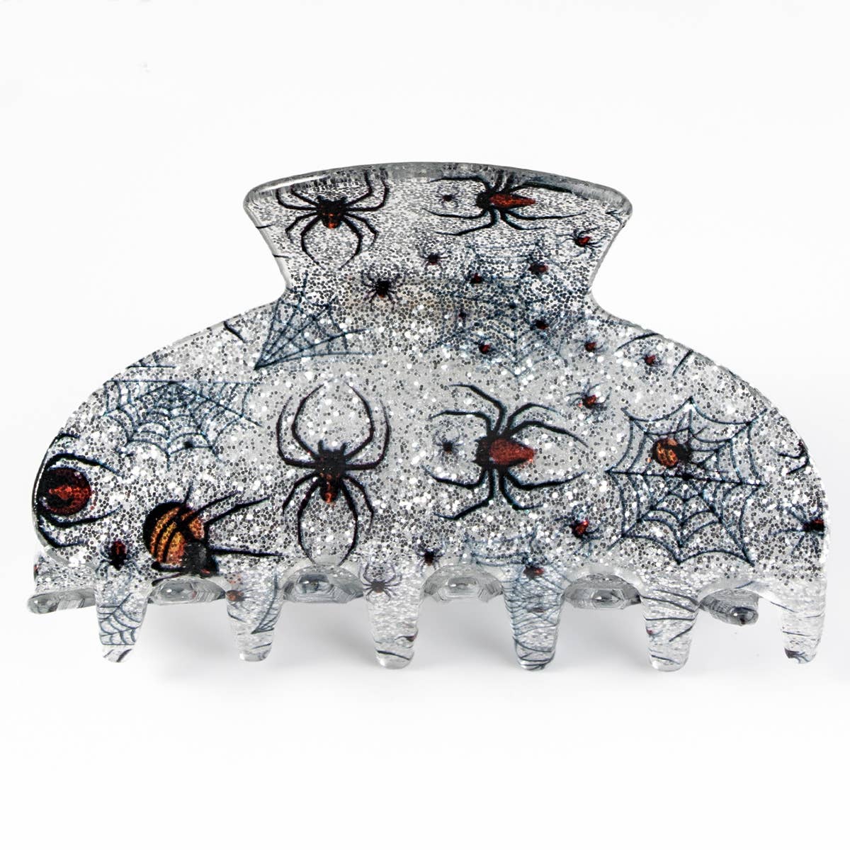 Pumpkin Ghost Acrylic Printed Halloween Clip