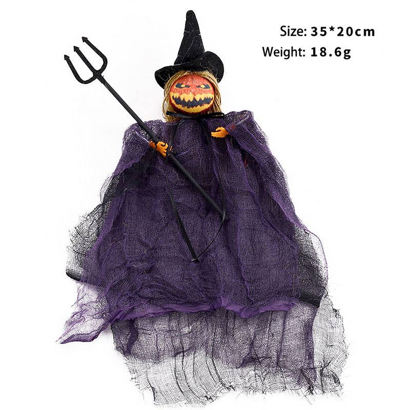 Halloween Hanging Ghost Pumpkin Decoration_Cwmm9833