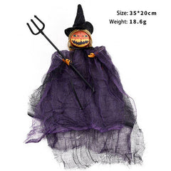 Halloween Hanging Ghost Pumpkin Decoration_Cwmm9833