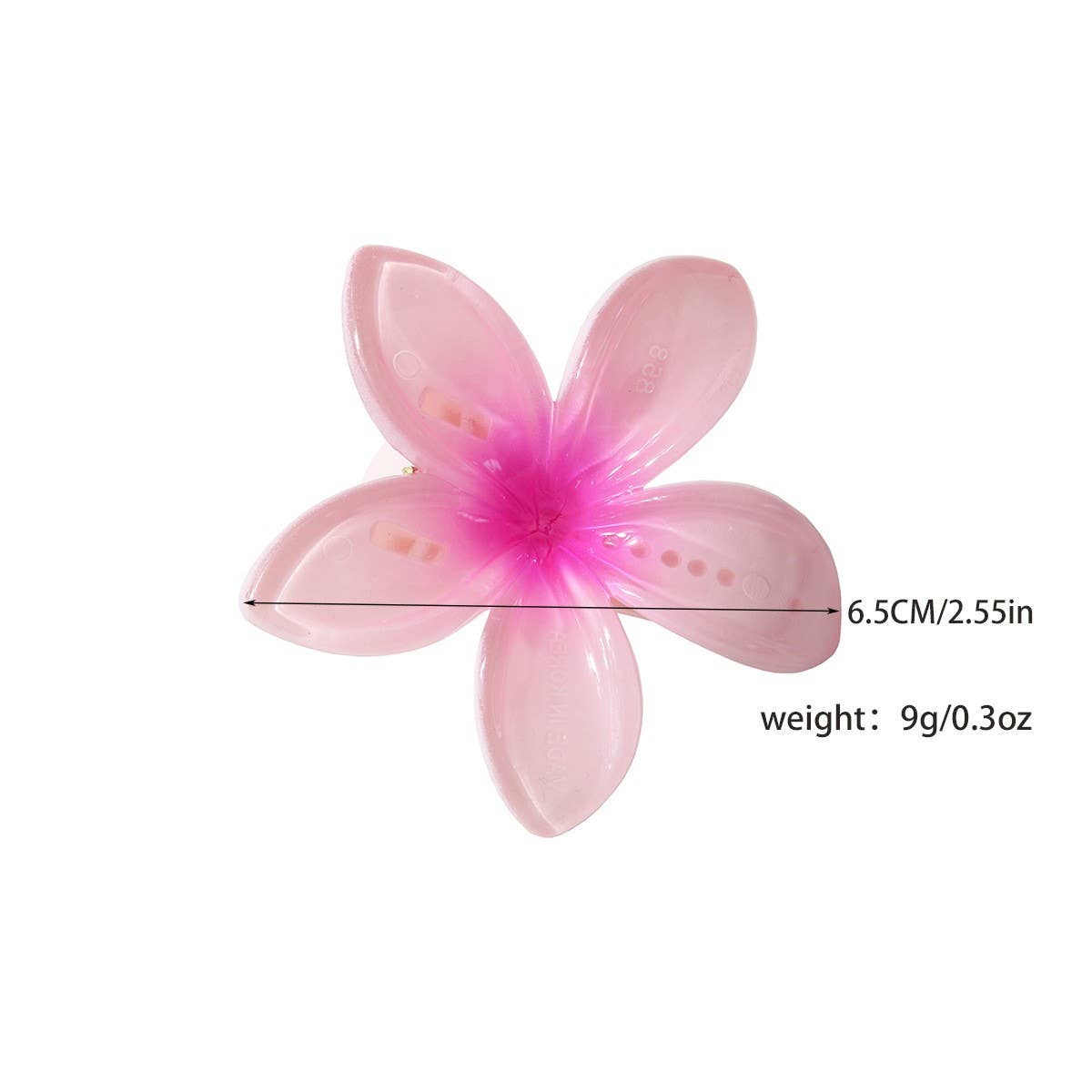 EGG FLOWER DUCKBILL HAIR CLIP VACATION ACCESSORY_CWMM5001