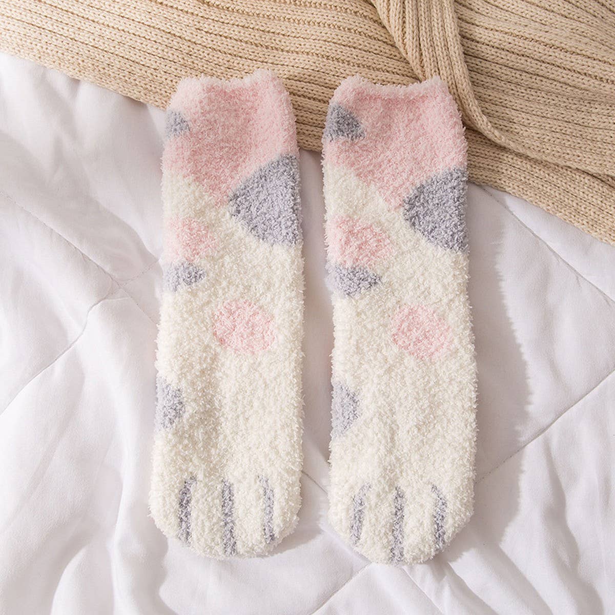 NEW STYLE WARM MID CALF SLEEPING SOCKS_CWMS0967