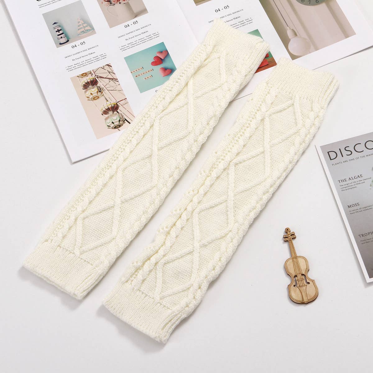 SMALL BRAIDED HOLLOW SOCKS_CWMM1786