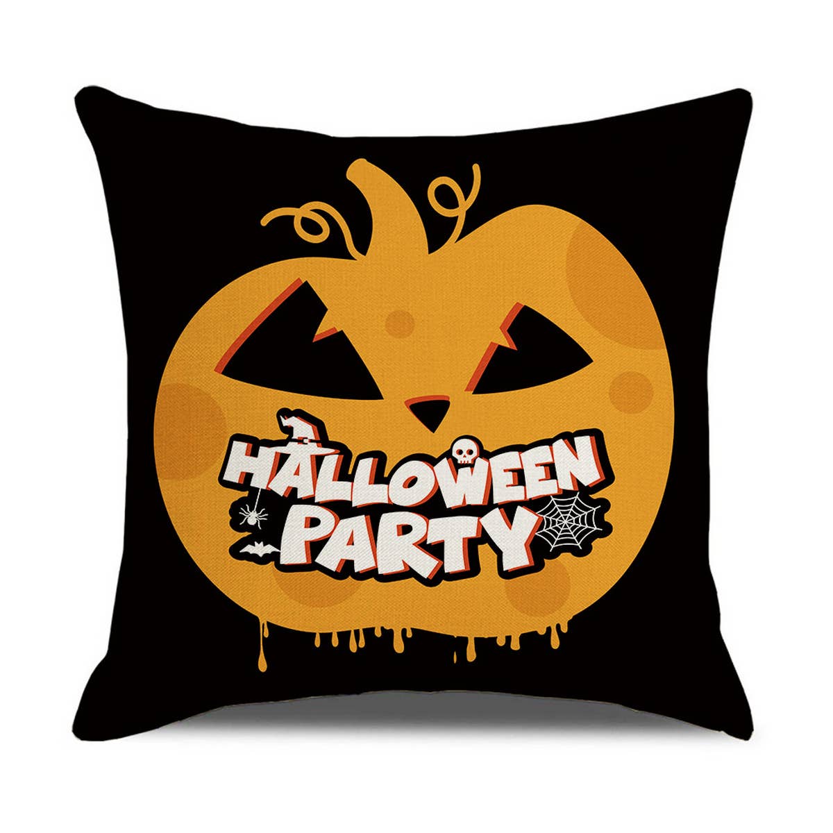 HALLOWEEN PLAID PRINT PILLOWCASE_CWMM1354