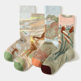 MULTIPLE PATTERNS STREET TRENDY INVISIBLE SOCKS_CWMS0171