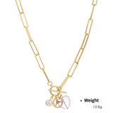 LAVENDER SERIES METAL SMALL PENDANT NECKLACE SET_CWAJE2938