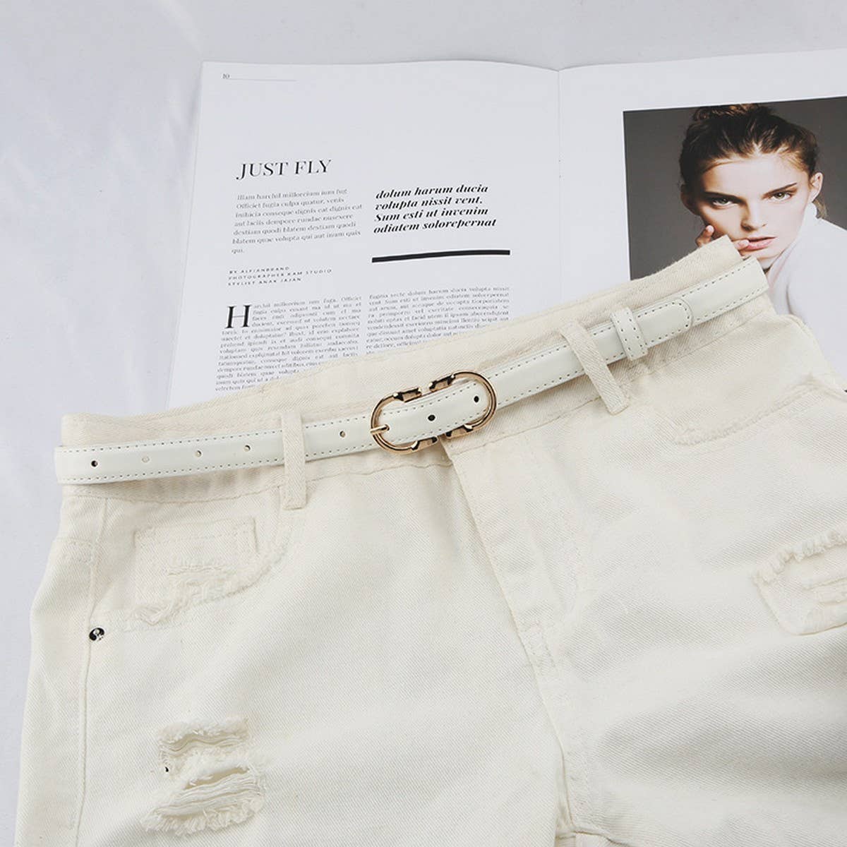 Cwabe0546_Multi Functional Imitation Leather Belt
