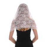 BRIDAL LACE HEADSCARF SHAWL SINGLE LAYER VEIL_CWMM1985