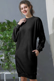 Women Solid Slim Dress_Cwdmd775