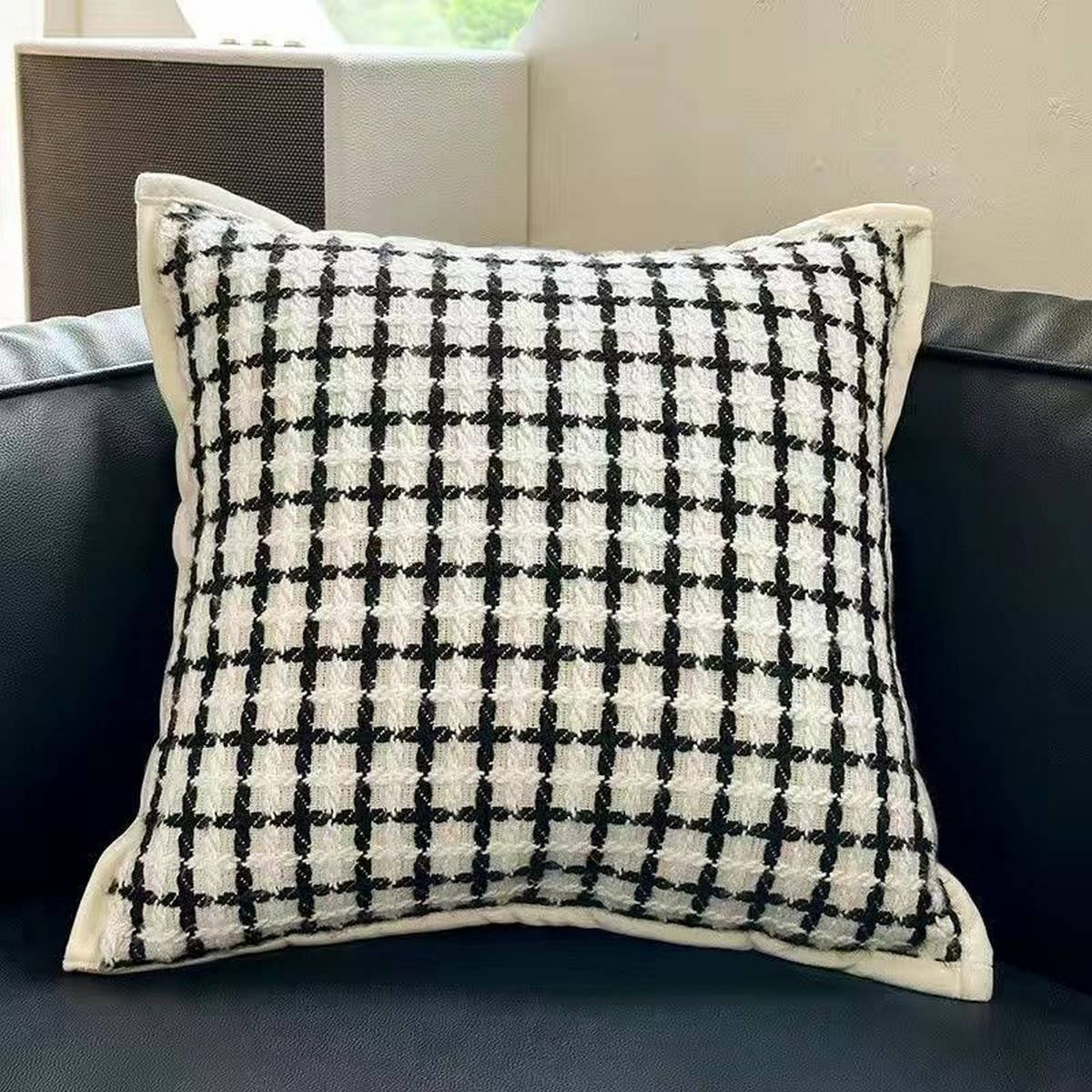 Tiger Zebra Embroidered Sofa Bed Pillow Cover_Cwmm7713