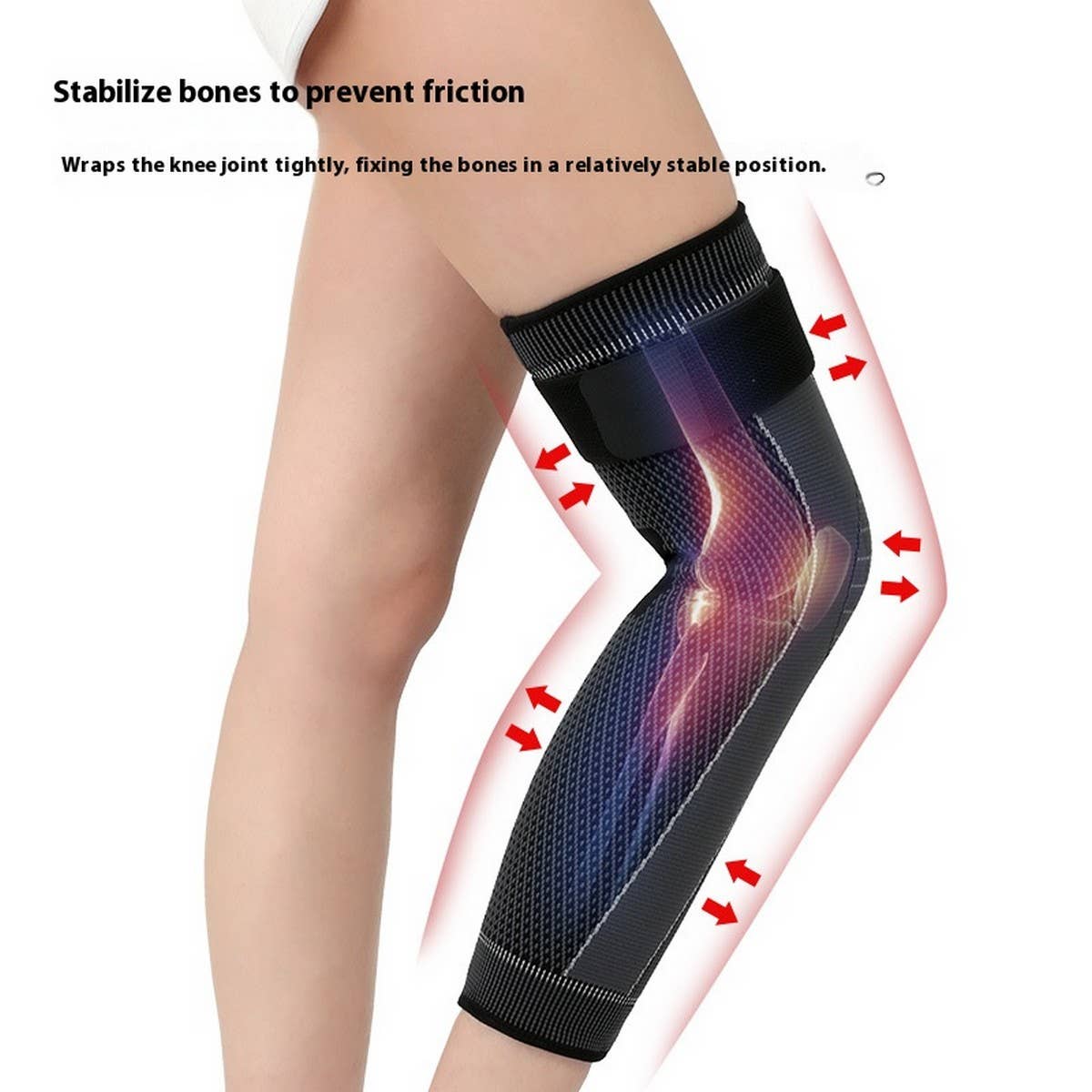 Unisex Knit Knee Support For Basketball Fitness_Cwmm7888