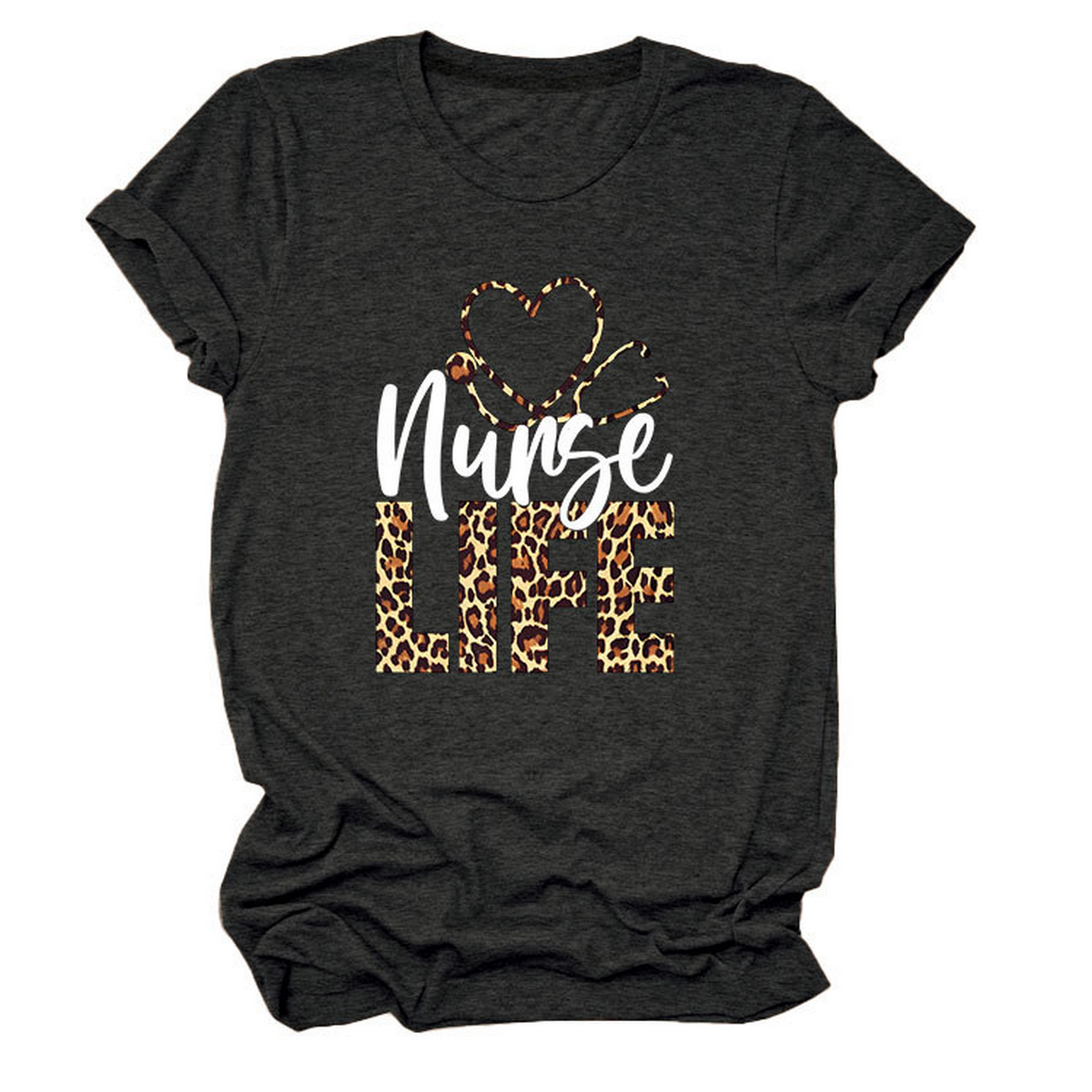 FUNNY NURSE LIFE TEE SOFT CREWNECK T SHIRT_CWTTSL0505