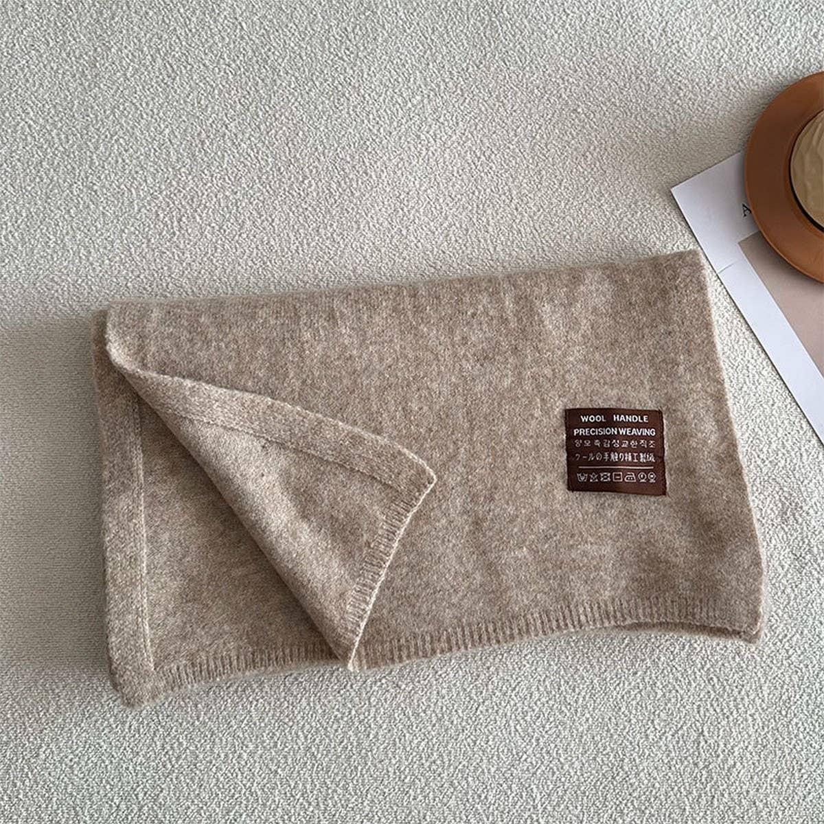 BLEND KNIT SCARF STRETCHY WARM UNISEX WRAP_CWASC2311